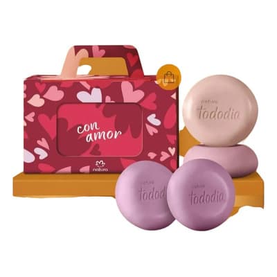 Jabones tododía 4 piezas Amor y amistad