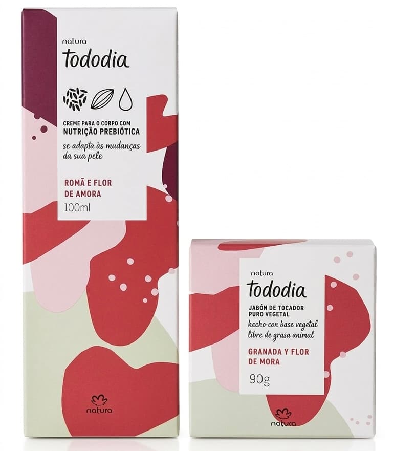 Kit Jabón y crema Granada y Flor de Mora Tododia Natura