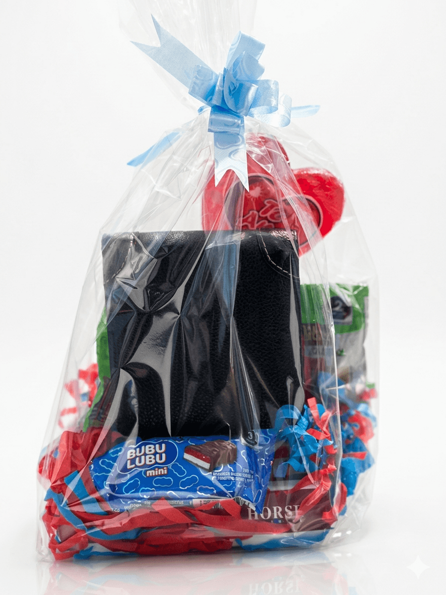 Regalito billetera para caballero color negra