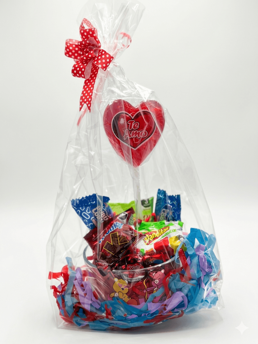 Regalito taza con dulces varios