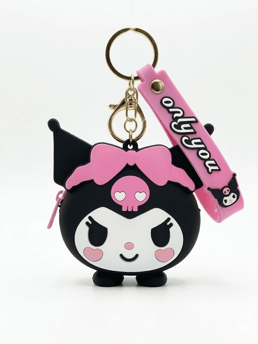Llavero Monedero "Kuromi"